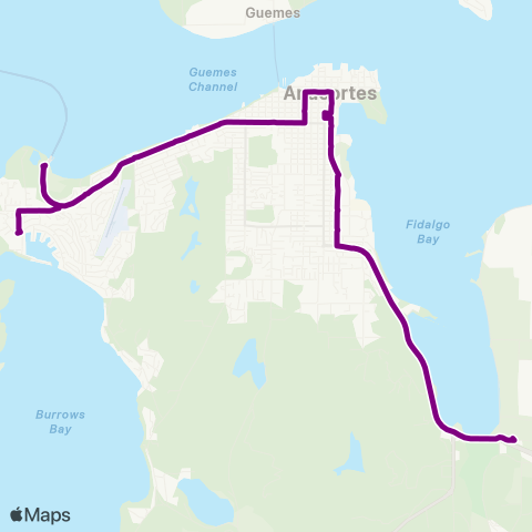 Skagit Transit Route 410 map