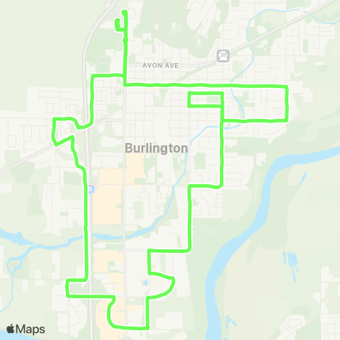 Skagit Transit Route 101 map