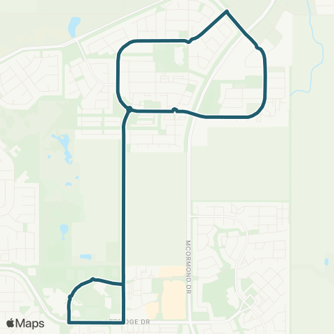 Saskatoon Transit Nelson Road / Evergreen map