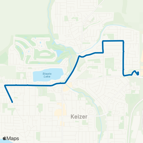 Cherriots Windsor Island Road map