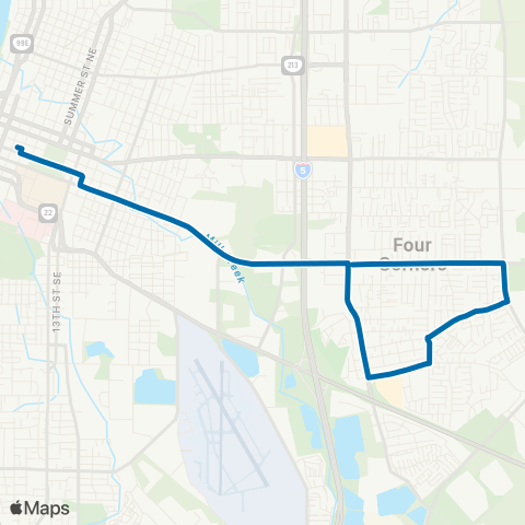 Cherriots State Street map