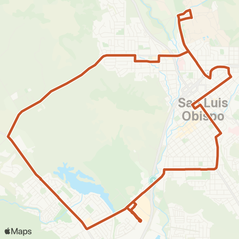 SLO Promenade / LOVR / Cal Poly map