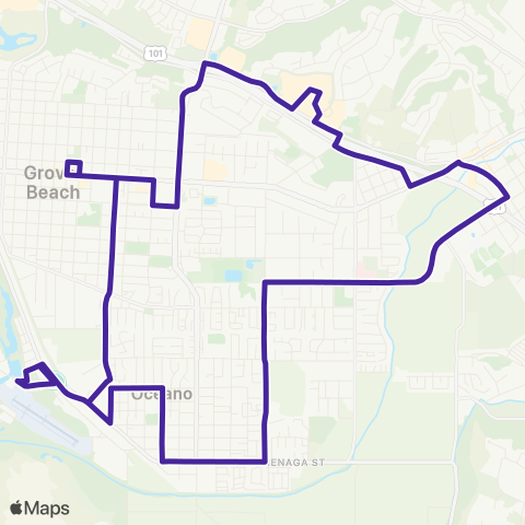 SLORTA Grover Beach / Oceano / Arroyo Grande map