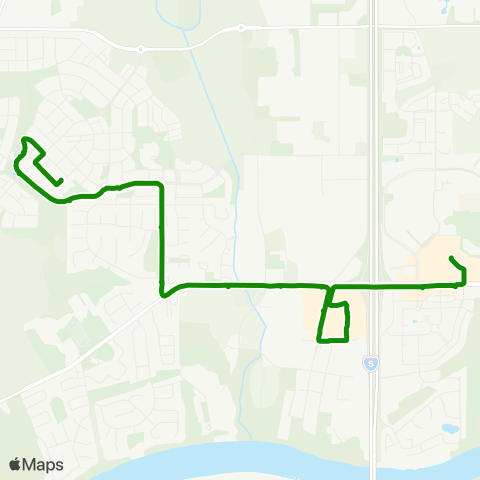 SMART Villebois Shuttle map