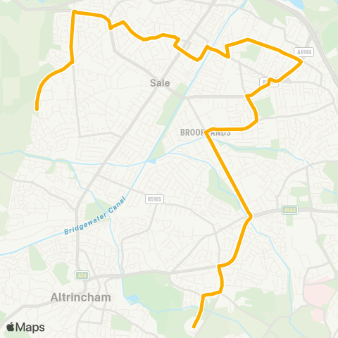 Stagecoach Manchester  map