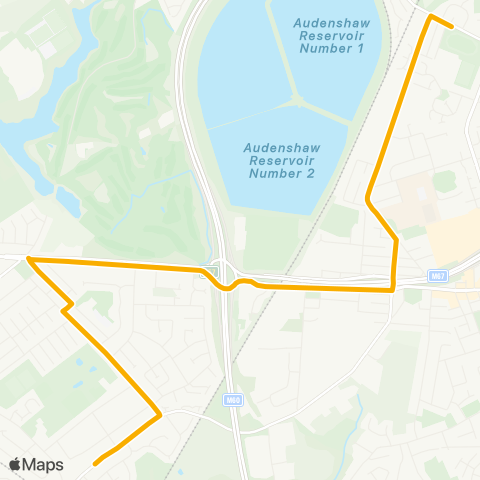 Stagecoach Manchester  map