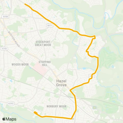 Stagecoach Manchester  map