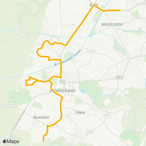 Stagecoach Manchester  map