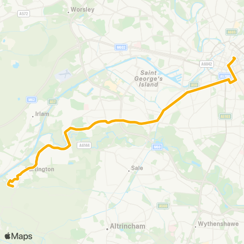 Stagecoach Manchester  map