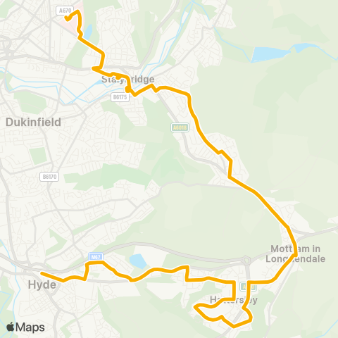 Stagecoach Manchester  map