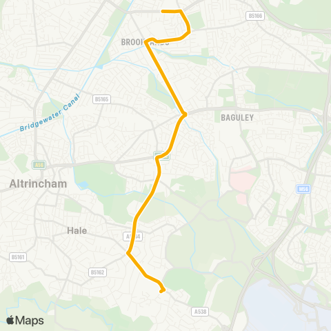 Stagecoach Manchester  map