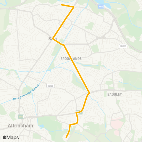 Stagecoach Manchester  map