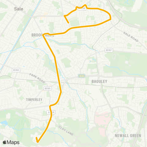 Stagecoach Manchester  map