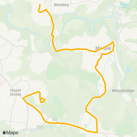 Stagecoach Manchester  map