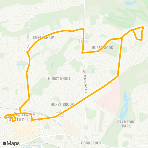 Stagecoach Manchester  map