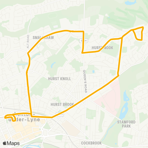 Stagecoach Manchester  map