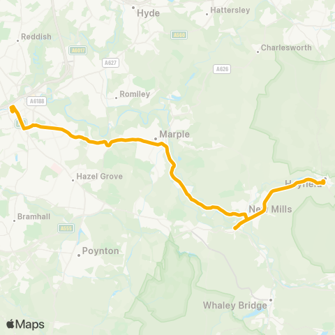 Stagecoach Manchester  map