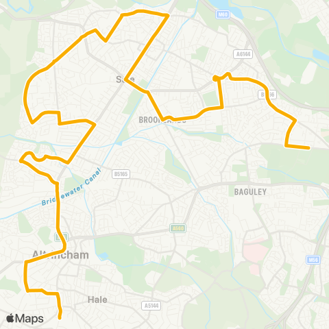 Stagecoach Manchester  map