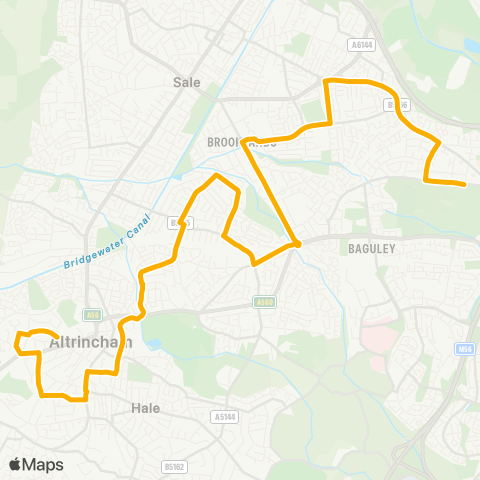 Stagecoach Manchester  map