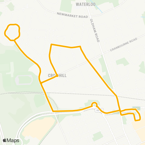 Stagecoach Manchester  map