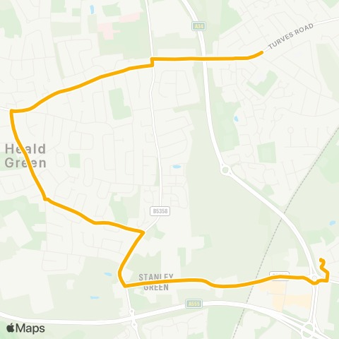 Stagecoach Manchester  map