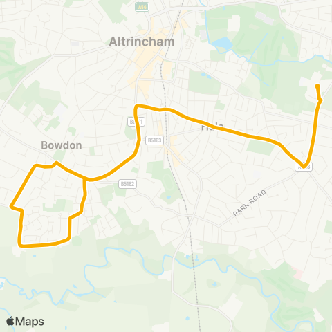 Stagecoach Manchester  map