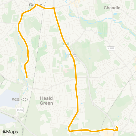 Stagecoach Manchester  map