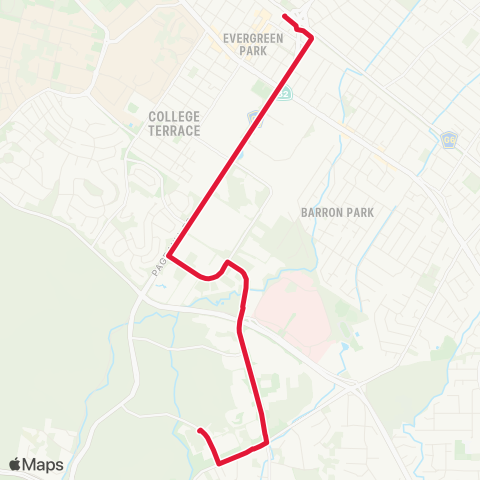 Marguerite California Ave Caltrain map