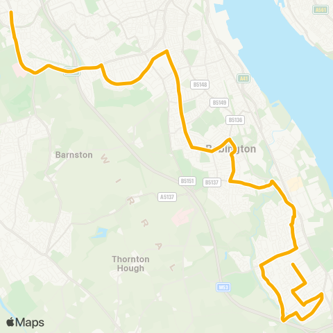 Stagecoach Merseyside and South Lancashire  map