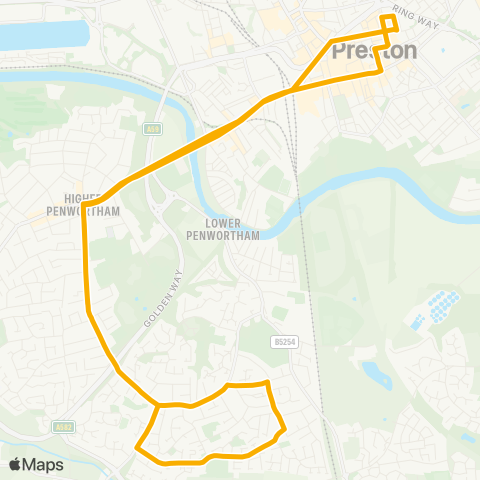 Stagecoach Merseyside and South Lancashire  map