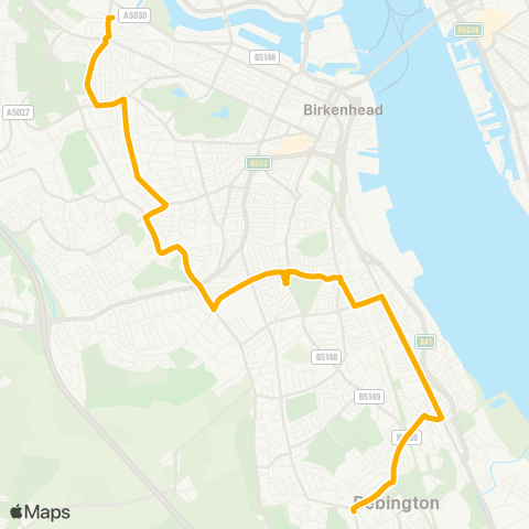 Stagecoach Merseyside and South Lancashire  map