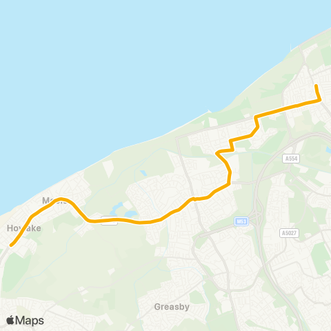 Stagecoach Merseyside and South Lancashire  map