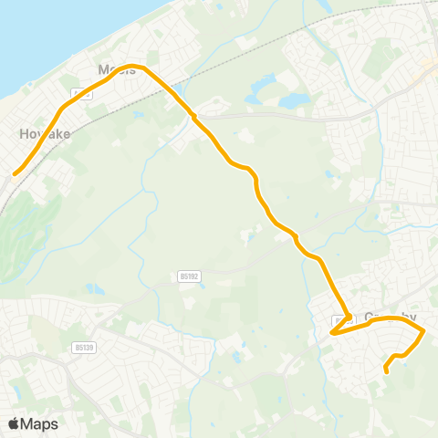 Stagecoach Merseyside and South Lancashire  map