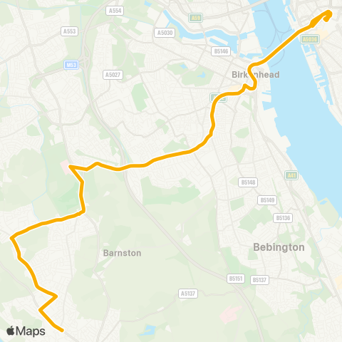 Stagecoach Merseyside and South Lancashire  map