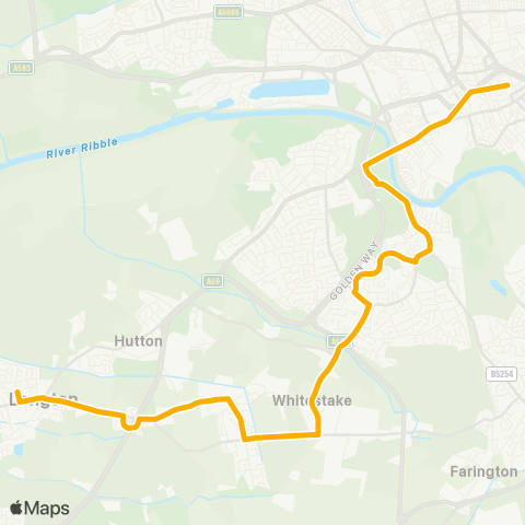 Stagecoach Merseyside and South Lancashire  map