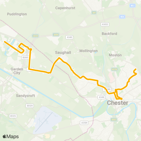 Stagecoach Merseyside and South Lancashire  map