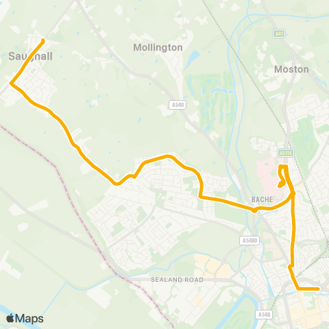 Stagecoach Merseyside and South Lancashire  map