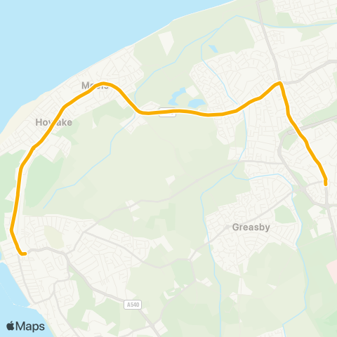 Stagecoach Merseyside and South Lancashire  map