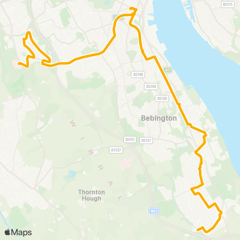 Stagecoach Merseyside and South Lancashire  map