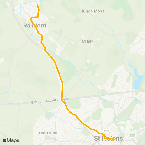 Stagecoach Merseyside and South Lancashire  map