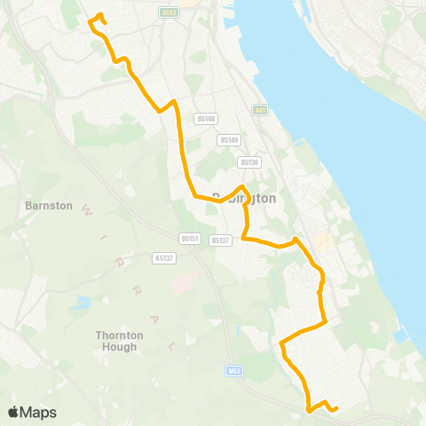 Stagecoach Merseyside and South Lancashire  map