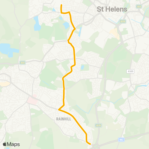 Stagecoach Merseyside and South Lancashire  map