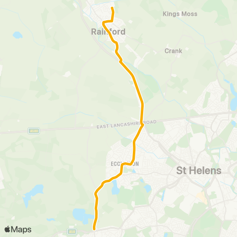 Stagecoach Merseyside and South Lancashire  map