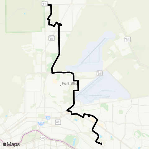 Sun Metro Northeast / Cielo Vista TC map