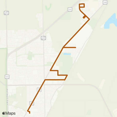 Sun Metro Montalvo Park Via Dyer map