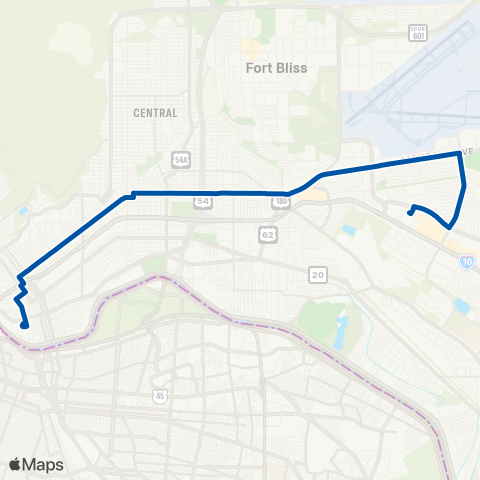 Sun Metro Montana map