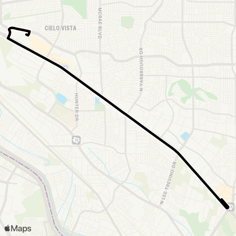 Sun Metro Gateway Circulator map