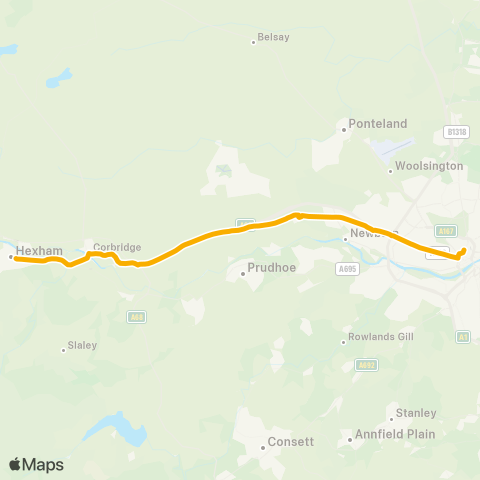 Stagecoach North East  map