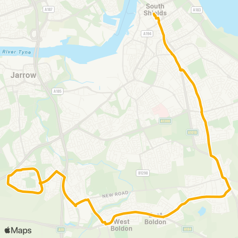 Stagecoach North East  map