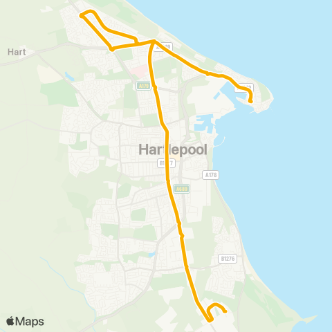 Stagecoach North East  map